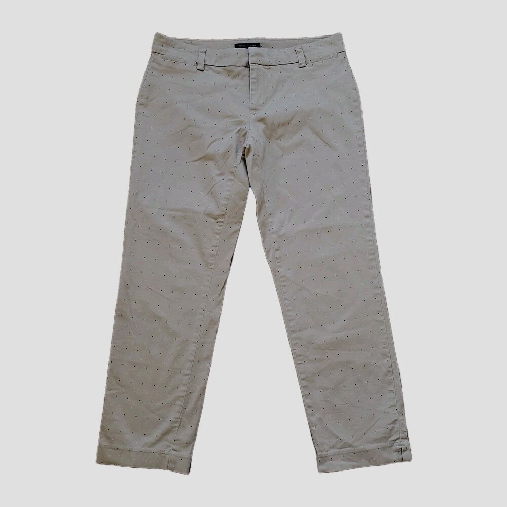 Tommy Hilfiger Waverly Slim Stretch Women's Capri Pants Polka Dots Size 2